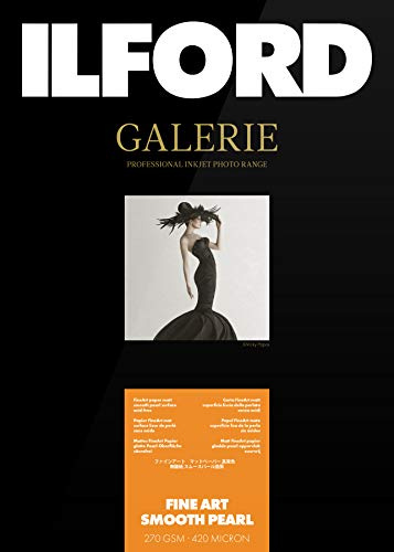 ILFORD Galerie FineArt Smooth Pearl 270 GSM 5x7 Zoll - 127 mm x 178 mm 50 Blatt