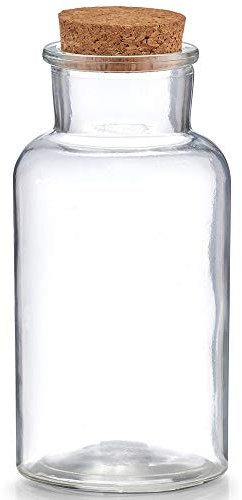 Zeller 19681 Vorratsglas m. Korkdeckel, 500 ml