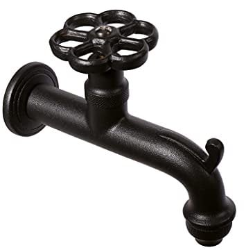 Rubinetto in ottone colorato antracite