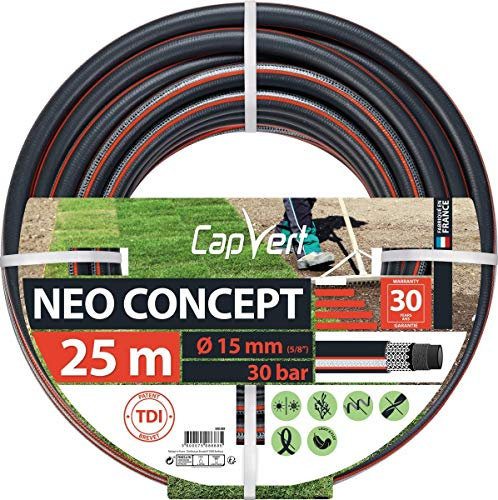 Cap Vert Tuyau d'arrosage Néo Concept Diamètre 25 mm - Longueur 25 m