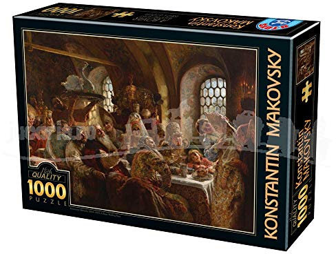 D-Toys Puzzle 1000 pcs Konstantin Makovsky A Boyar Wedding Feast
