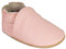 HMIYA Weiche Leder Krabbelschuhe Babyschuhe Lauflernschuhe mit Wildledersohlen für Jungen und Mädchen（18-24 Monate，Hell Pink）