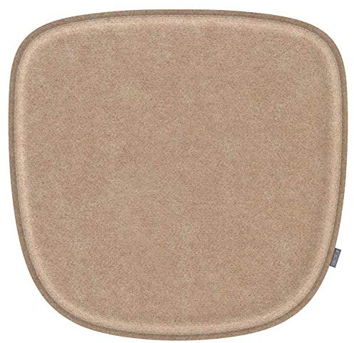 Feltd. Filz-Sitzkissen kompatibel mit HAY AAC 20 – 28, Camel, 40 × 39 cm | gepolstert; mit Antirutschbeschichtung