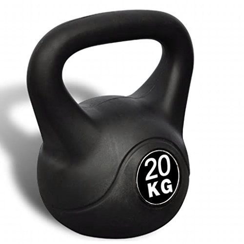 Tidyard Kettlebell Kugelhantel Trainingshantel aus Beton Mit Einer Kunststoffummantelung,Trainingshantel Fitness-Kugelhantel Gewicht 6KG/8KG/10KG/12KG/16KG/20KG,Diverse Größen