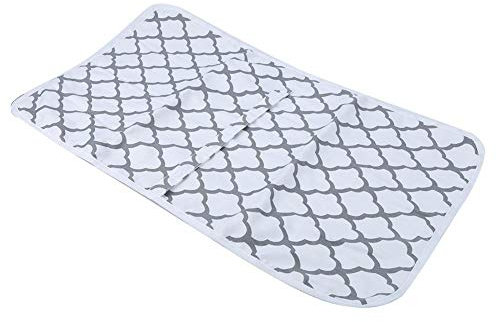 Baby Urin Matte Multifunktionale Säuglingswindelunterlage Wasserdichte Baby Windel Wickelauflage für Kinder Indoor Outdoor Reisen(Weiß)