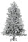 Künstlicher Weihnachtsbaum mit Schnee 180 cm schneebedeckt weiß Bassie