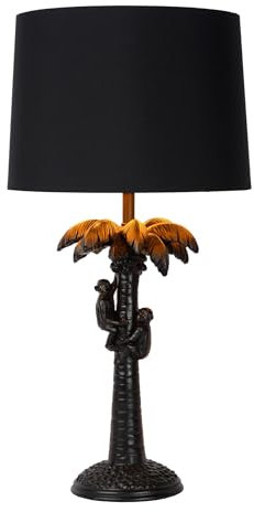 LUCIDE EXTRAVAGANZA COCONUT - Tischlampe - Ø 30,5 cm - 1xE27 - Schwarz