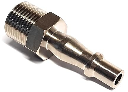 Pneumatic Male Quick Release Coupling 3/8 BSPT Male Thread – Quick Connect Air Line Fitting UK Standard for Compressor & Air Tools