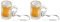 1 Pair Beer Mug Earrings Miniature Beer Cup Dangle Drop Earrings Funny Food Earrings Beer Lover For Women Girls Jewelry Brown