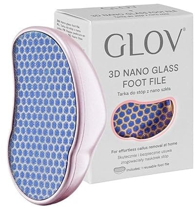 Nano Glas Fußfeile – Hochwirksame Hornhautentfernung Für Glatte Füße, Nass Und Trocken, Langlebig, Hygienisch, Einfach zu Reinigen, Ideal Für Callusfreie Haut, Für Weiche Füße Das Ganze Jahr
