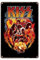 Krouterebs Blechschild Kiss Hard Rock Metall Blechschild rustikale Wanddekoration geeignet für Zuhause und Küche, Bar, Männerhöhle, Café, Garage, Wanddekoration, Retro, 30,5 x 20,3 cm
