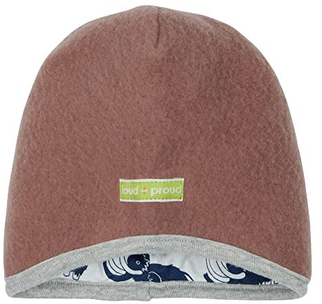 loud + proud Unisex Kinder Wollfleece, GOTS Zertifiziert M TZE, Nougat, 36-38 EU