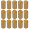 100Pcs Golden Heat Shrink Wine Bottle Caps - PVC Sealing Film for Self-Brewing, Airtight Preservation, Easy Application with Hot Air or Boiling Water