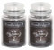 Woodbridge Große Duftkerze im Glas mit Deckel | 2er Duftkerzen Set Black Diamond | Duftkerze Frisch | Kerzen lange Brenndauer | Raumduft für Zuhause | Kerze 2 Docht