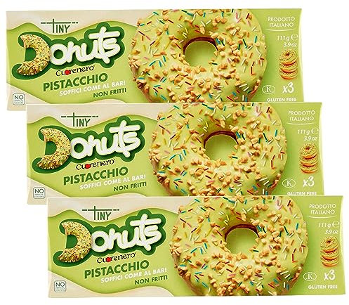 TINY Donuts - Donuts de pistacho sin gluten 111g (Pistacho, x3)