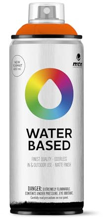 MTN Water Based RV-2004 Naranja, Spray Base Agua 400ml