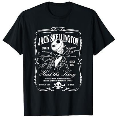 Nightmare Before Christmas Jack Skellington Label T-Shirt