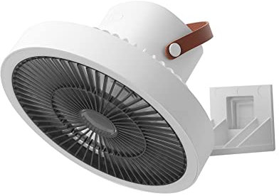 DINESA Ventilador pequeño de pared para el hogar, recargable, multifuncional, portátil, con agitación, eléctrico