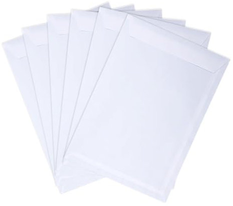 Emerson 20x Versandtasche Weiß DIN C4 229 x 324 mm 90g großer Briefumschlag a4 ohne Fenster haftklebend Umschlag Maxibrief a4 Weiß Briefkuvert groß C4 große Versandtasche Briefkuvert big envelopes