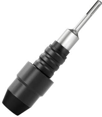 YOSIGHT Adaptador SDS-Plus a SDS-Max para martillos rotativos, adaptador de aleación de acero negro de 8-1/4 pulgadas de largo