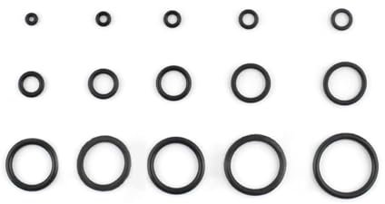 Gummi-O-Ring-Set, Sortiment, O-Ring-Set, Hydrolock-Gummi, 200 Stück/Set, O-Ringe, Unterlegscheibe, Dichtung, Dichtung, O-Ring-Set, Sortiment, Silikon-Gummiring, 15 Größen mit Box, Gummi-O-Ringe for Wa