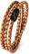 Simaru Lederarmband Made in Germany, Wickelarmband geflochten, Premium Leder aus Katalonien mit Magnetverschluss, wasserfest & hautverträglich 4mm