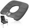 WIYETY Aufblasbares Sitzkissen Orthopädisch, Hämorrhoiden Sitzkissen, Ergonomisches Sitzkissen, Ergonomisches Sitzkissen, Steißbeinkissen, Sitzkissen Aufblasbar für Bürostuhl Sitzkissen (Grau)