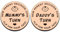 HRLORK New Parents Decision Coin Stainless Steel Decision Coin Funny Newborn Baby Gifts Mum and Dad Flip Coin for Mother's Day Birthday Shower Gift Novelty Gift (Rose Gold)