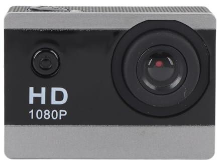 Cycle Camcorder, 1080P HD Video Wide Angle Lens Helmet Mounted Camera with Anti Shake Technology, 1050mAh Battery, Multi Language Support, Outdoor Sports Action Camera for