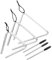 Toyvian 3 Sets Triangel Musikinstrument Aus Eisen Musikgeräte Für Triangel Spielinstrumente Handglocken Kindergitarre Schlagzeug Theremin Instrument Kinderspielzeug