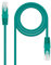 PRENDELUZ Cable de red Cat.5e UTP AWG24 verde 3.0 m, ideal para conexiones Ethernet en redes locales, streaming y transferencia de datos.