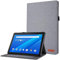 DayQiQiPu Funda para Lenovo Tab E10 TB-X104F/X104N/X104M/X104L 10.1 Caso Flip con Soporte y Ranura para Tarjeta y Auto Reposo/Activación, Ajuste Multiángulo, Protección Antigolpes - Denim Gris