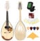 F Styles 8 String Instrument Mandolin Beginner Acoustic Mandolin Musical Instrument For Beginner Adults Teens Kids