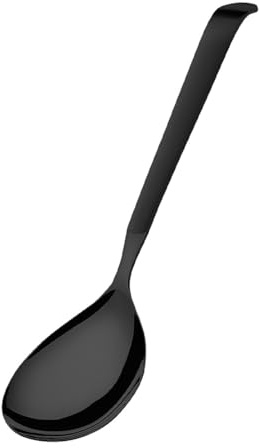 AMEFA Buffet Chafing Dish Spoon Closed | Serving Spoon | Buffet Spoon | Serving Spoon | Stainless Steel 18/10 | Satin | Black | Length: 31.7 cm