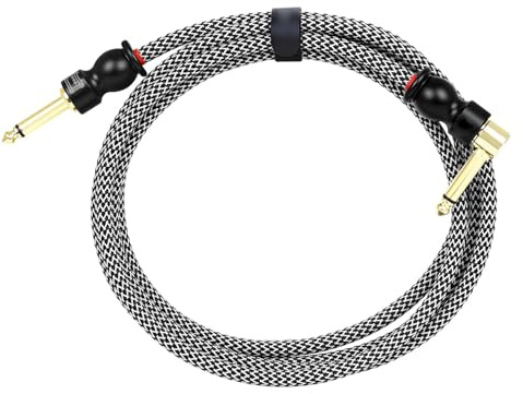 6 35 Mm Gitarrenkabel Keyboardkabel 1/4 Zoll Direkt Bis Rechter Gitarre Leads Instrument Kabel Räuschlos Sound Leads Lead