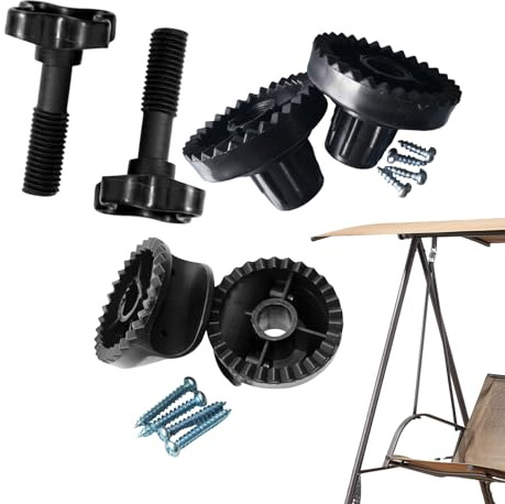 Garden Swing Canopy Replacement - Metal Swing Chair Fixing Screw Set | Clear Replacement Material Kit | Seat Parts