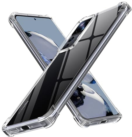Olgary Hülle für Xiaomi 12T Pro 5G,Handyhülle Klare Stoßfeste Dünne Silikon Anti-Kratzer Transparent TPU Rückseite für Xiaomi 12T Pro 5G 6.67(Durchsichtig)