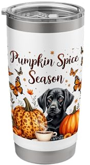 Pumpkin Spice Tumbler Cute Fall Coffee Travel Mug Fall Stainless Steel Insulated Tumbler