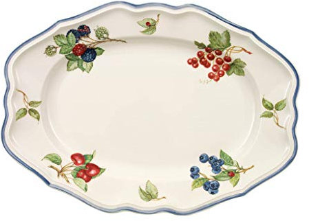 Villeroy & Boch Cottage Piatto Ovale, 37 cm, Porcellana Premium