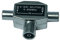 TV 2 Way FMM Metal Coax Coaxial Aerial Splitter 5-900MHz, Female, Male, Male
