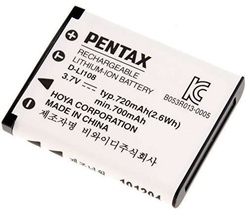 Pentax DLI108 Batterie rechargeable Liion pour Appareil photo Optio