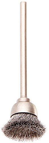 Proxxon 28957 Edelstahlbürsten Form Topf Edelstahl, 2 Stück, Silber