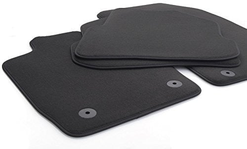 Fußmatten für Audi Q5 SQ5 8R (2008-2016) Premium Velours Automatten Matten Autoteppich Original Qualität 4-teilig Schwarz