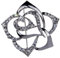 YAZILIND Schmuck Versilbert Blumen-Brosche Hochzeit Brautstrauß-Blumen-Pin