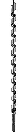 FISCH Schlangenbohrer Schaft Durchmesser 12 mm sechskant, Länge 880 mm, Bohrer Durchmesser 16 mm, 1 Stück,84160880