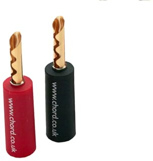Chord Company Speaker Cable 4mm Banana Plugs (Set of 2 - Loose Packed)