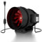TerraBloom 8 Inch Inline Duct Fan, 590 CFM, Built-In Fan Speed Control, Exhaust & Intake Ventilation, Grow Tents, Attics & Basements