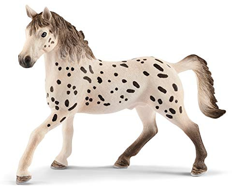 Schleich Horse Club - Knapstrupper Stallion Toy Figurine - Kids 5+ | 13889 | Horse Figurine, Equestrian Toy for Girls 5+, Realistic Horse Toy, Screen-Free Imaginative Pretend Play, Party Gifts