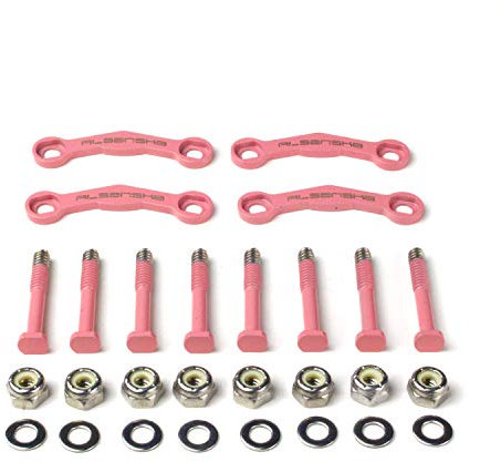 ALSENTRUCKS Precision CNC Kit de matériel de Longboard, Rose