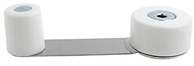 Butoir Butée Bloque-Porte Chromé - Type Pivotant - Monté sur le Sol - Blanc - par Lifeswonderful